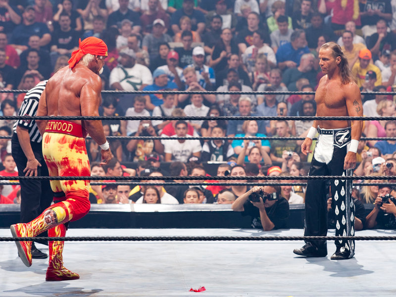 Matches from History: 10 Years since Hulk Hogan vs Shawn Michaels at ...
